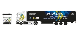 Herpa 961462 - H0 - Mercedes-Benz eActr 600 Koffer-Sattelzug Reverse Rolling Record